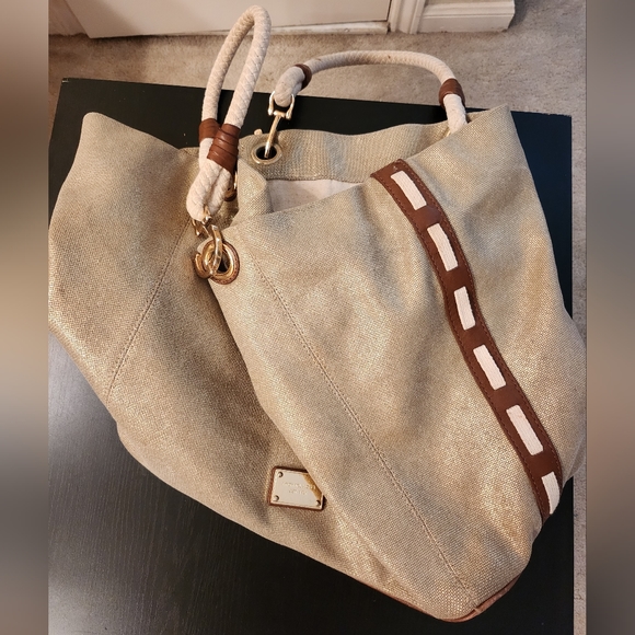 ××HP!!×× Michael Kors Nautical Gold Tote - Picture 15 of 16